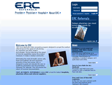 Tablet Screenshot of ercreferrals.com